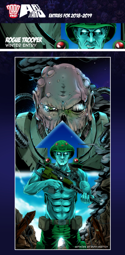 Freelance Artwork for 2000AD of Rogue Trooper