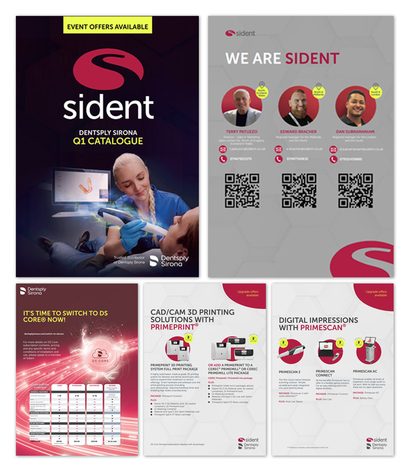 Sident corporate print design - Q1 catalogue